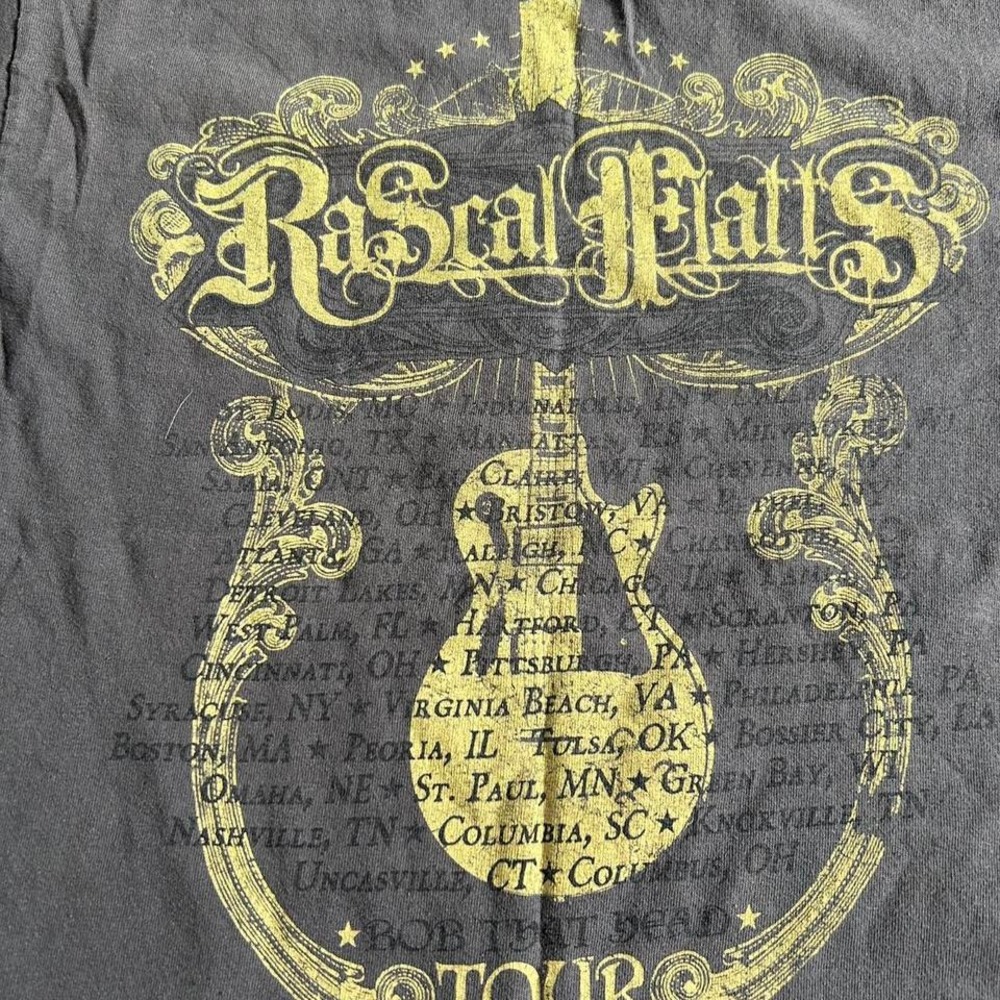 Rascal Flatts "Me and My Kind of People" 200 Tour band T Shirt Gray Size Small - Picture 3 of 5